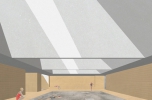 Tabi Sára: A jászberényi fürdőépület bővítésének terve