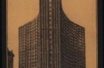 Magasház, Berlin-Mitte, 1921, perspektíva rajz