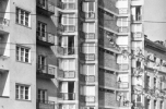 Társasház, Budapest, Maros utca, 1966. Fotó: Modern Ipari Építészetért Alapítvány, Iparterv fotóarchívum