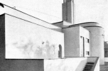 Rimanóczy Gyula: Pasaréti Páduai Szent Antal templom (1933–1934) Fotó: Seider. In: Tér és forma. 1934/12, P. 347