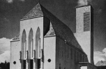 Dr. Kismarty-Lechner Jenő: Remetekertvárosi Szentlélek templom (1938-1942) Fotó: Tér és forma, (1944-45) 17 Évf./ 3, P. 37