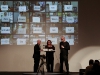 Dietmar Steiner, Karin Lux és Sigi Loos az ünnepségen. Fotó: eSeL.at