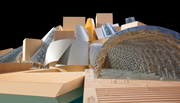 Model of the Guggenheim Abu Dhabi, 2006 © Gehry Partners, LLP
