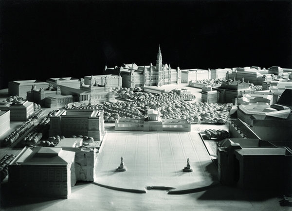 Hanns Dustmann: A Heldenplatz átalakításának terve, 1942 © Architekturzentrum Wien