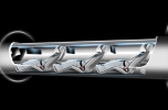 Az Elon Musk tervezte Hyperloop utasszállító kapszula. Forrás: spacex.com