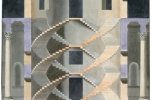 Charles Papendiek: Palladio csigalépcső terve, 1819 © Sir John Soane’s Museum