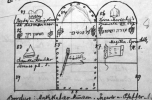Lőw Immánuel: A Purim és Hanukka ablakainak terve. SZZSH BSK a szegedi zsinagóga festett ablakai