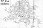 Tirana térképe 1917-ben. Forrás: www.zonu.com
